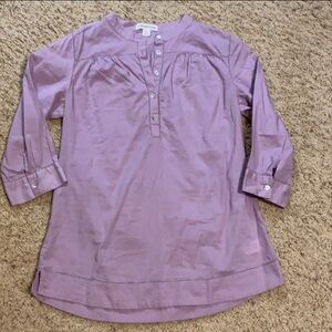 Coldwater Creek Purple Button Down Shirt